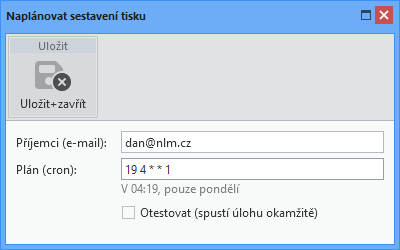 Definice tiskového plánu Definice tiskového plánu