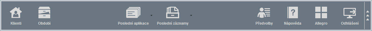 Systémový panel nástrojů