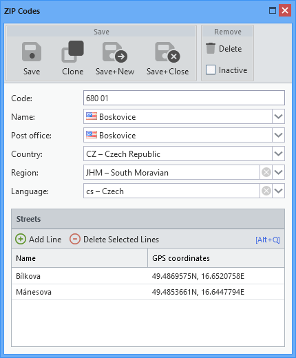 Simple grid with standard toolbar Simple grid with standard toolbar