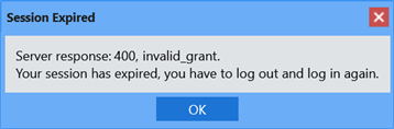 Session expiration notification Session expiration notification