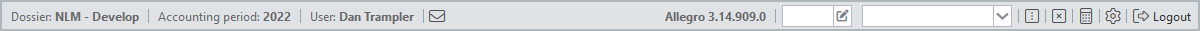 Status bar