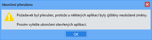 Upozornění na konflikt Upozornění na konflikt