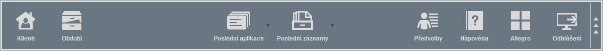 Systémový panel nástrojů