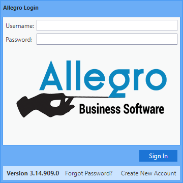 Login dialog