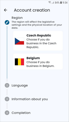 Creating a user account