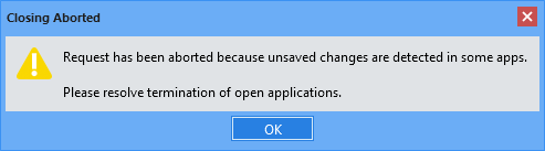 Conflict warning Conflict warning